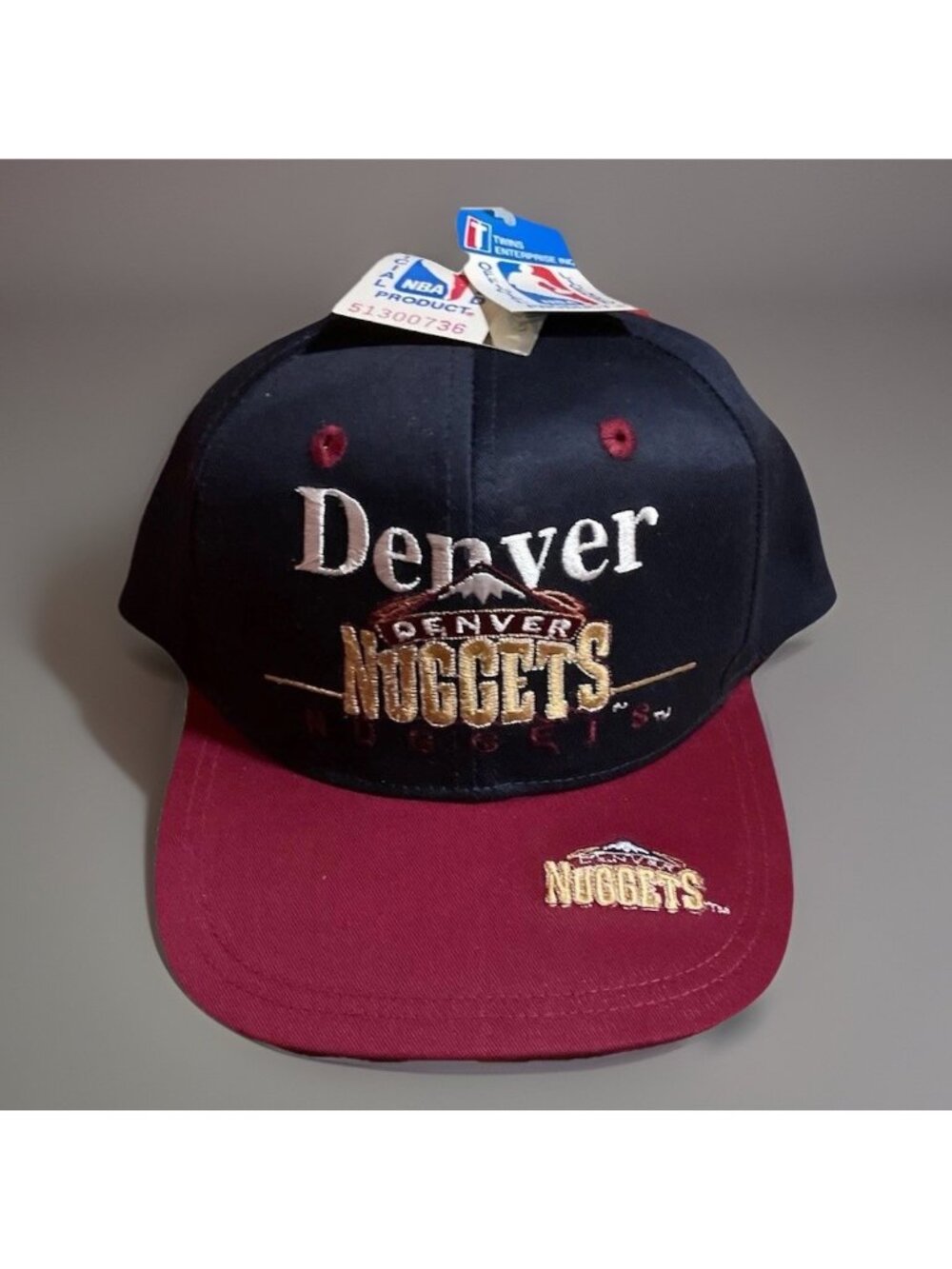 Vintage Denver Nuggets Deadstock 1990s New Twins NBA Hat Snapback